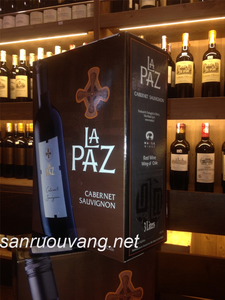 Vang Chile La Paz Cabernet Sauvignon (bịch 3L)