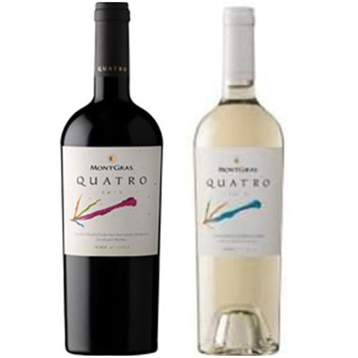 Vang Chile MontGras Quatro Blanc