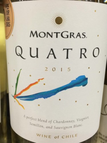 Vang Chile MontGras Quatro Blanc