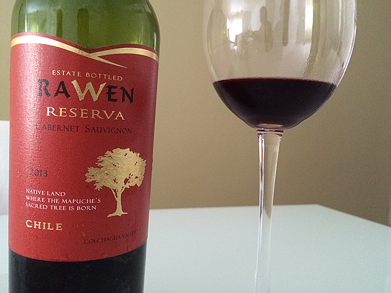 Vang Chile Rawen Reserva Cabernet Sauvignon