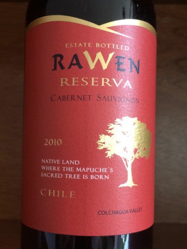 Vang Chile Rawen Reserva Cabernet Sauvignon