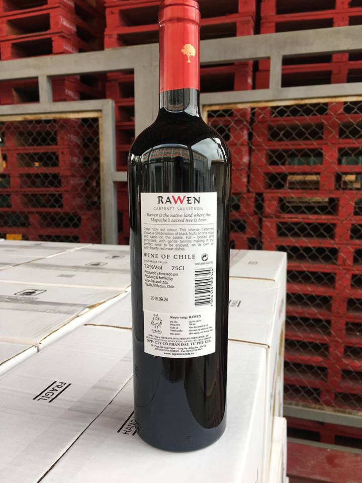 Vang Chile Rawen Varietal Cabernet Sauvignon