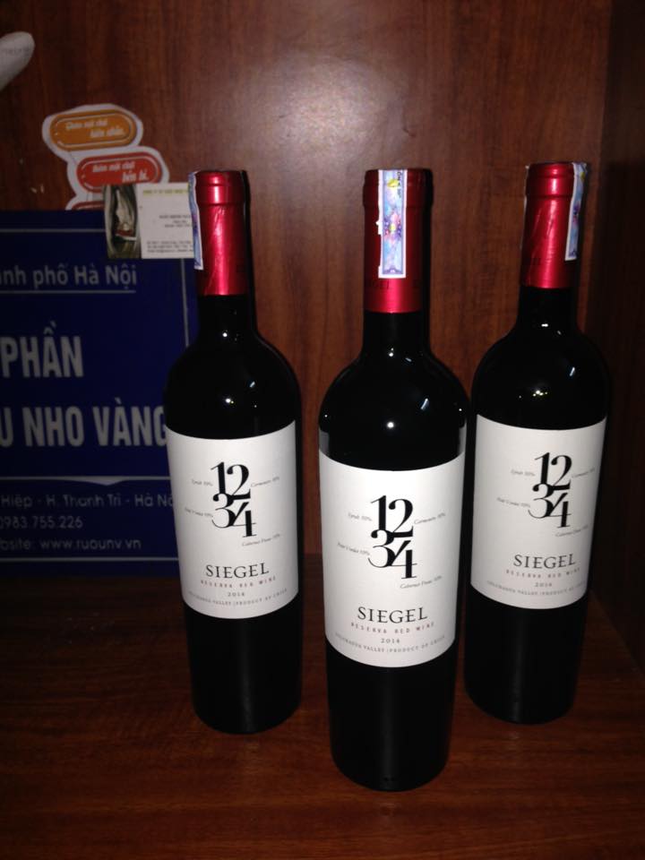 Vang Chile Siegel 1234 Reserva