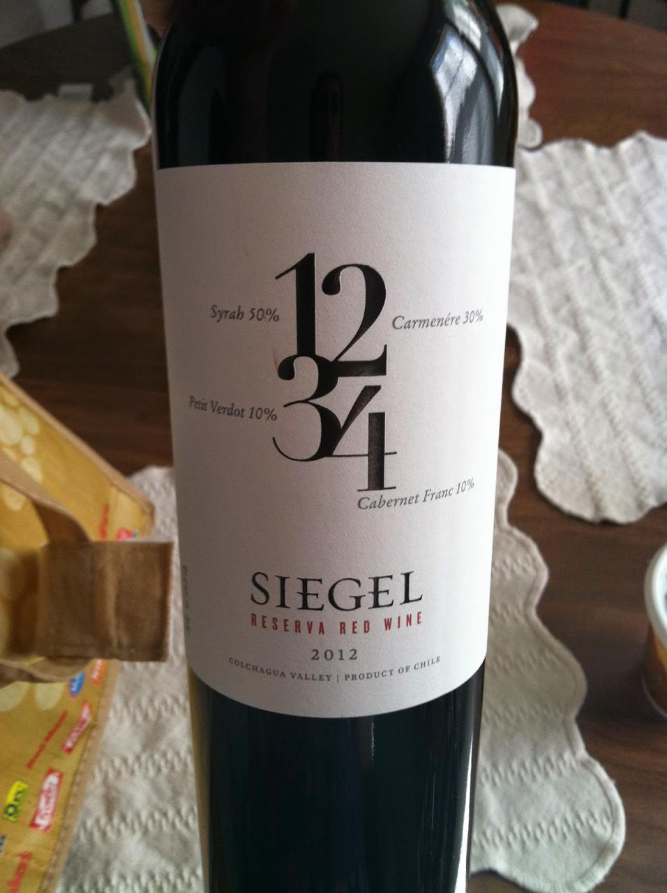 Vang Chile Siegel 1234 Reserva