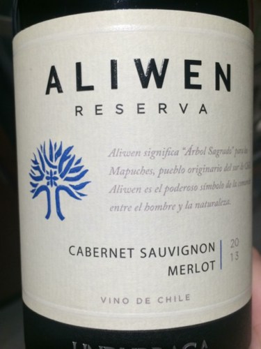 Vang Chile Undurraga Aliwen Reserva Cabernet Sauvignon - Merlot