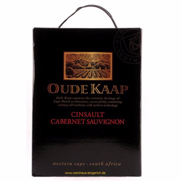 Vang Oude Kaap Cinsault Cabernet Sauvignon bịch 3l