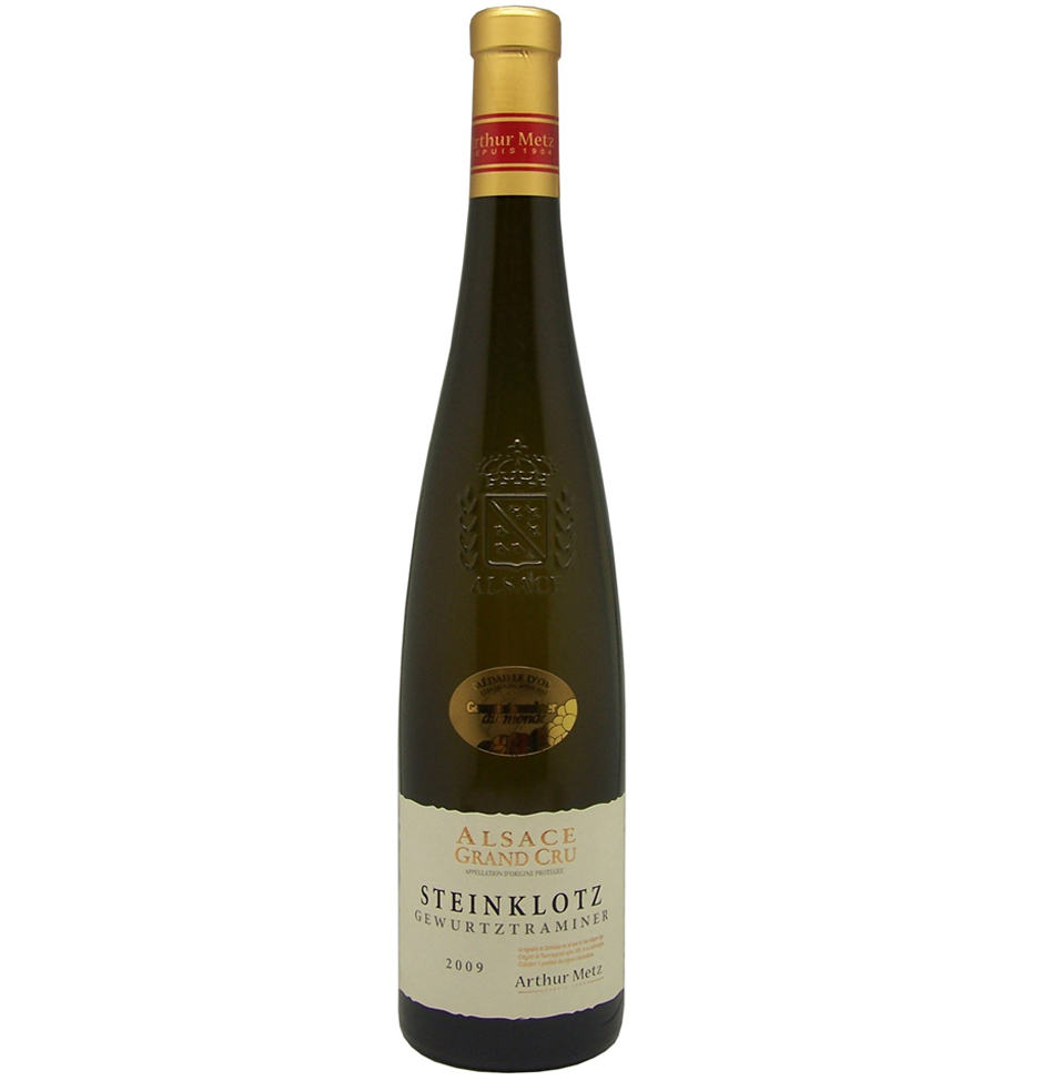 Vang Pháp Arthur Metz Steinklotz Grand Cru Riesling / Gewurztraminer