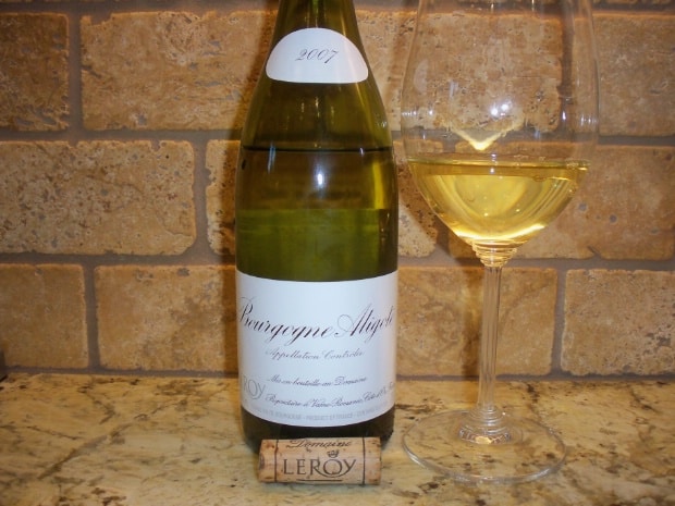 Vang Pháp Bourgogne Aligote Domaine Leroy 2012