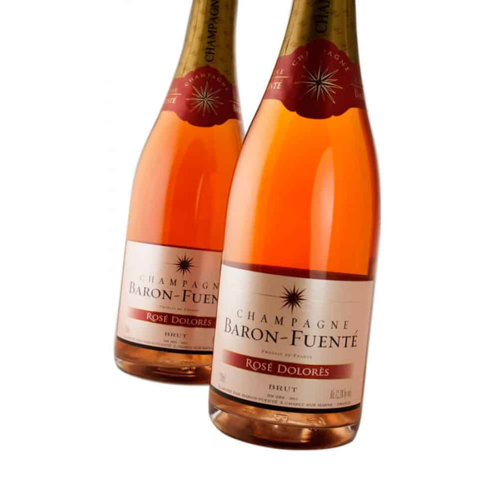 Vang Pháp Champagne Brut Baron Fuente Rose Dolores