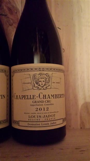 Vang Pháp Chapelle Chambertin Grand Cru Louis Jadot