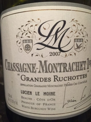 Vang Pháp Chassagne Montrachet Grandes Ruchottes Le Moine