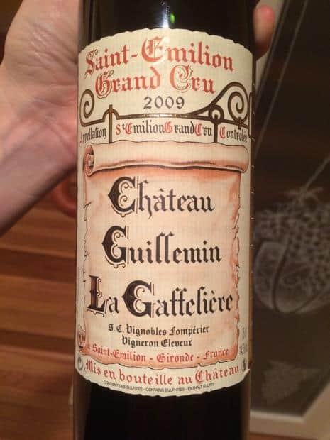 Vang Pháp Château Guillemin La Gaffelière Saint Emilion Grand Cru