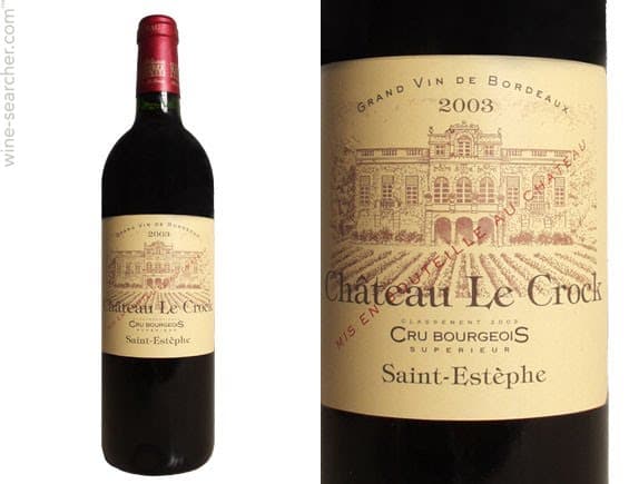 Vang Pháp Chateau Le Crock Cru Bourgeois Saint Estephe