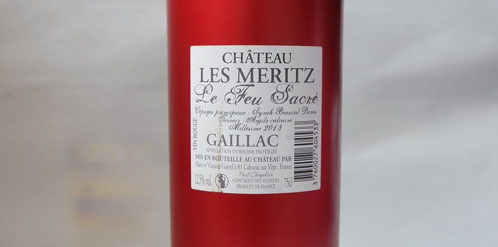 Vang Pháp Château Les Meritz Le Feu Sacré Gaillac