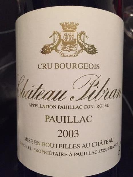 Vang Pháp Chateau Pibran Pauillac