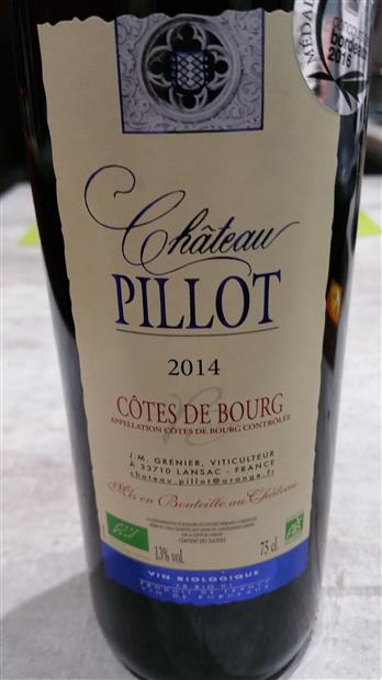 Vang Pháp Chateau Pillot Cotes de Bourg