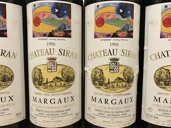 Vang Pháp Chateau Siran Margaux 1996