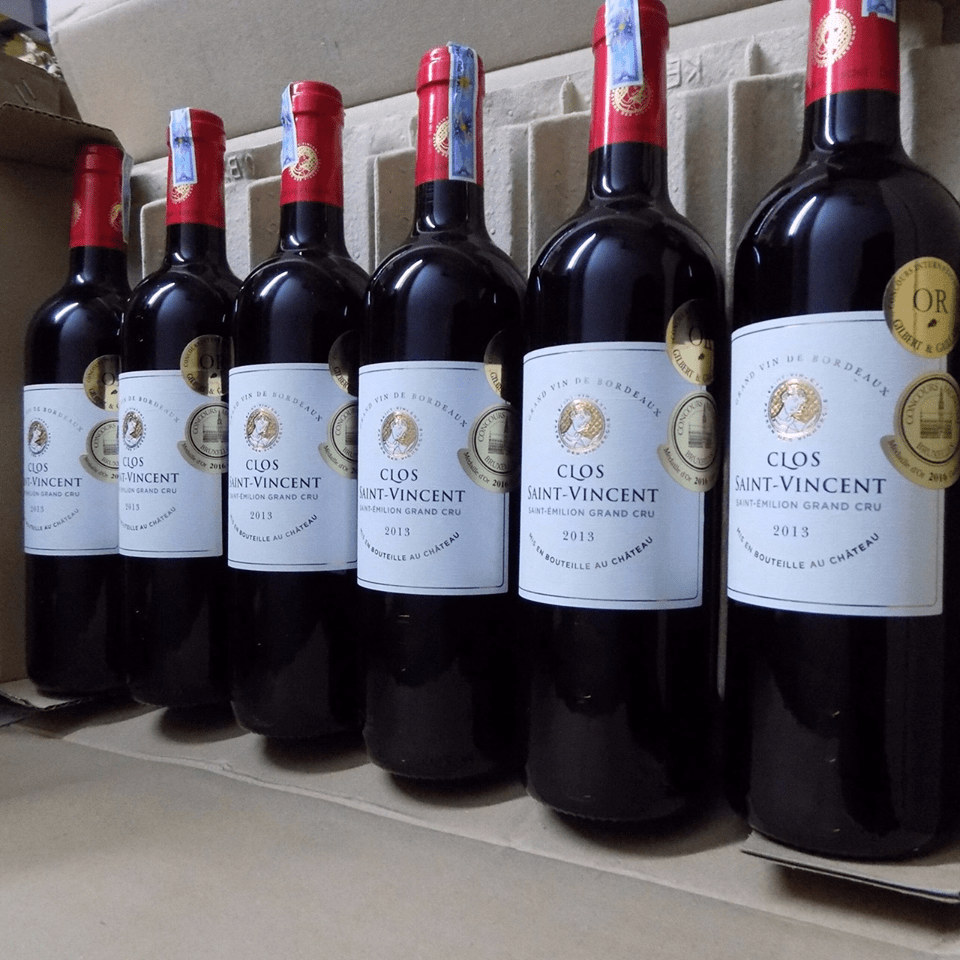 Vang Pháp Clos Saint Vincent, Saint-Emilion Grand Cru