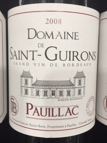 Vang Pháp Domaine de Saint Guirons Pauillac 2008