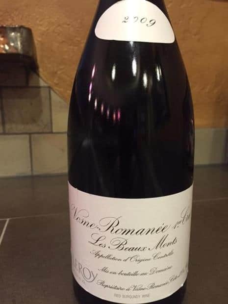 Vang Pháp Domaine Leroy Les Beaux Monts 2014