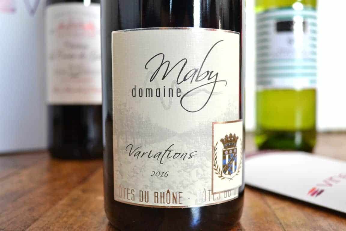 Vang Pháp Domaine Maby Variation Cotes du Rhone