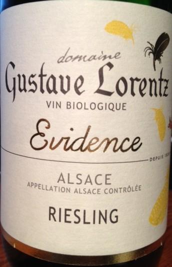 Vang Pháp Gustave Lorentz Evidence Riesling Alsace