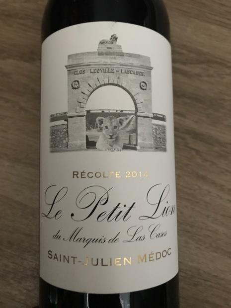 Vang Pháp Le Petit Lion du Marquis de Las Cases Saint Julien Medoc