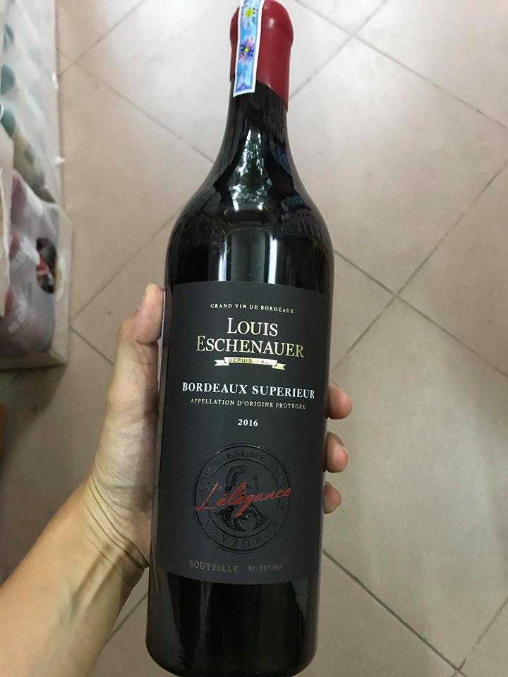 Vang Pháp Lelegance Louis Eschenauer Bordeaux Superieur