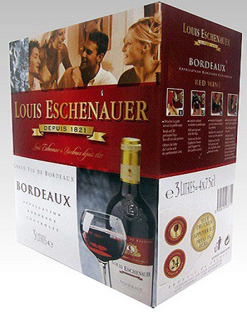 Vang Pháp Louis Eschenauer Bordeaux (bịch 3L)