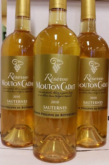 Vang Pháp Mouton Cadet Reserve Sauternes Bordeaux