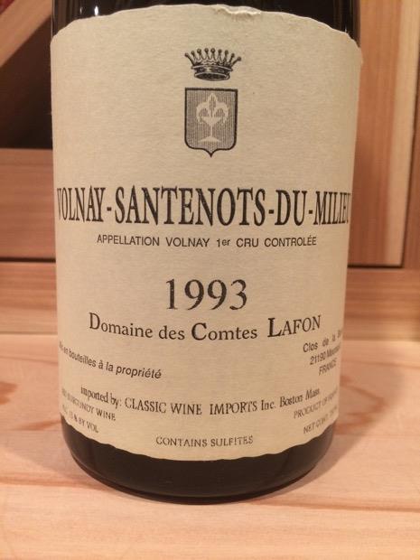 Vang Pháp Volnay Santenots du Milieu Domaine des Comtes Lafon