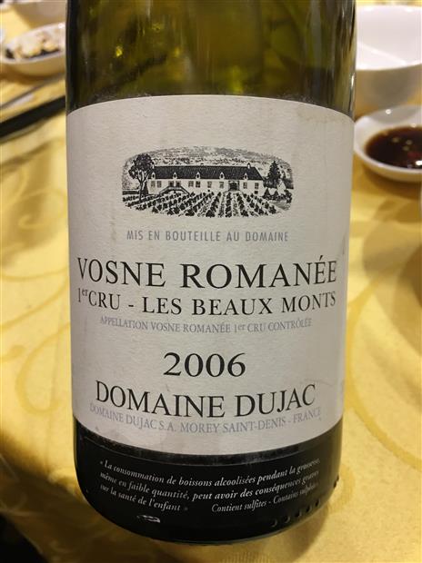 Vang Pháp Vosne Romanee Les Beaux Monts Domaine Dujac