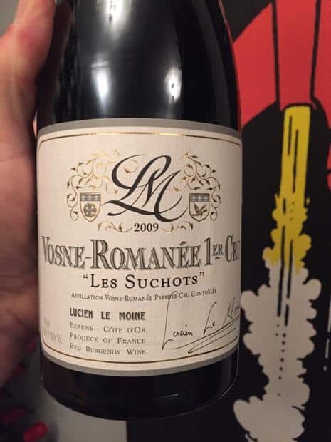 Vang Pháp Vosne Romanee Les Suchots Lucien Le Moine