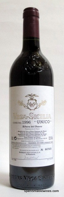 Vang Tây Ban Nha Vega Sicilia Unico Ribera del Duero