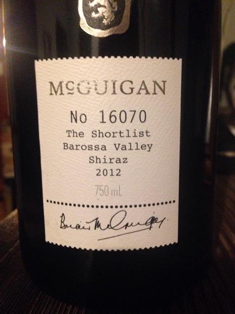 Vang Úc McGuigan The Shortlist Shiraz