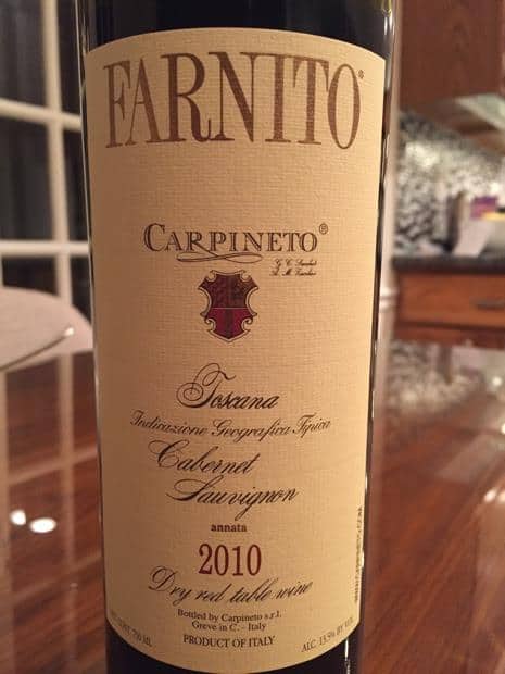 Vang Ý Carpineto Farnito Cabernet Sauvignon