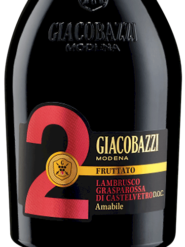 Vang Ý Giacobazzi 2 Lambrusco Di Grasparossa Amabile