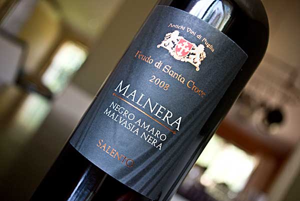 Vang Ý Malnera 2014 NegroAmaro Malvasia Nera Salento