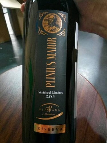 Vang Ý Plinius Maior Primitivo di Manduria Riserva DOP