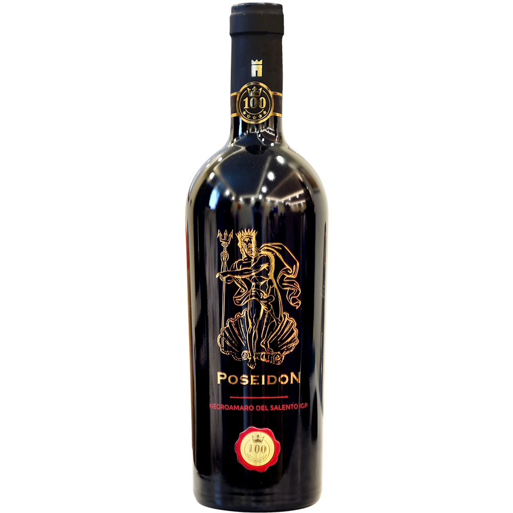 Vang Ý Poseidon Negroamaro del Salento Limited Edition