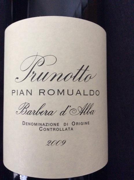 Vang Ý Prunotto Pian Romualdo Barbera d'Alba