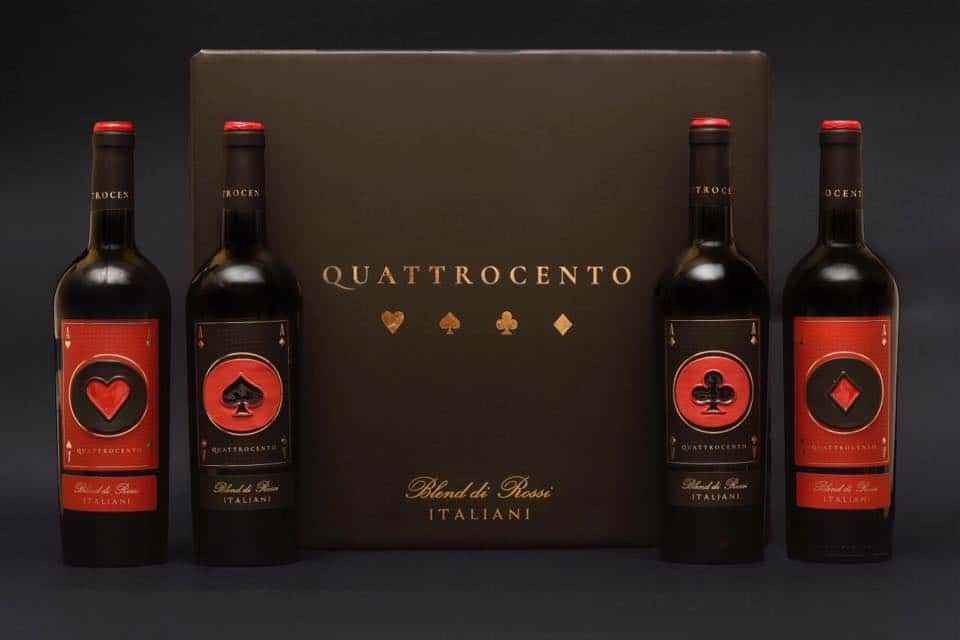 Vang Ý Quattrocento Blend di Rossi Italiani cao cấp