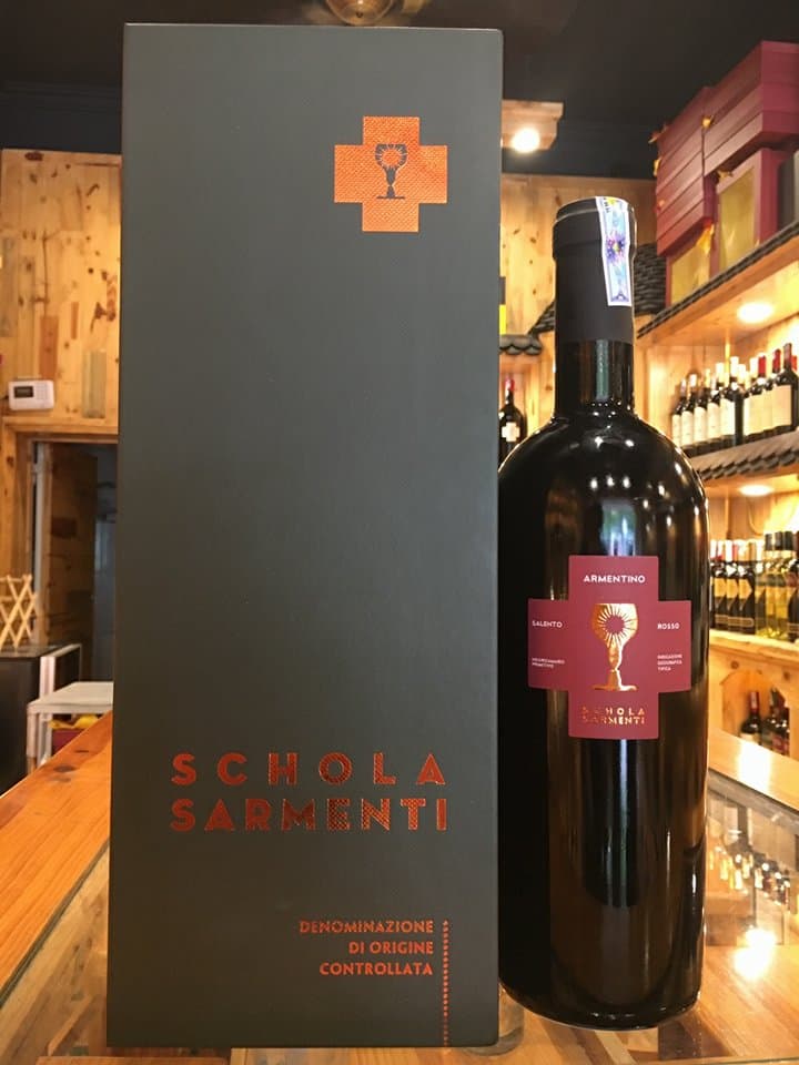 Vang Ý Schola Sarmenti Armentino Rosso Salento