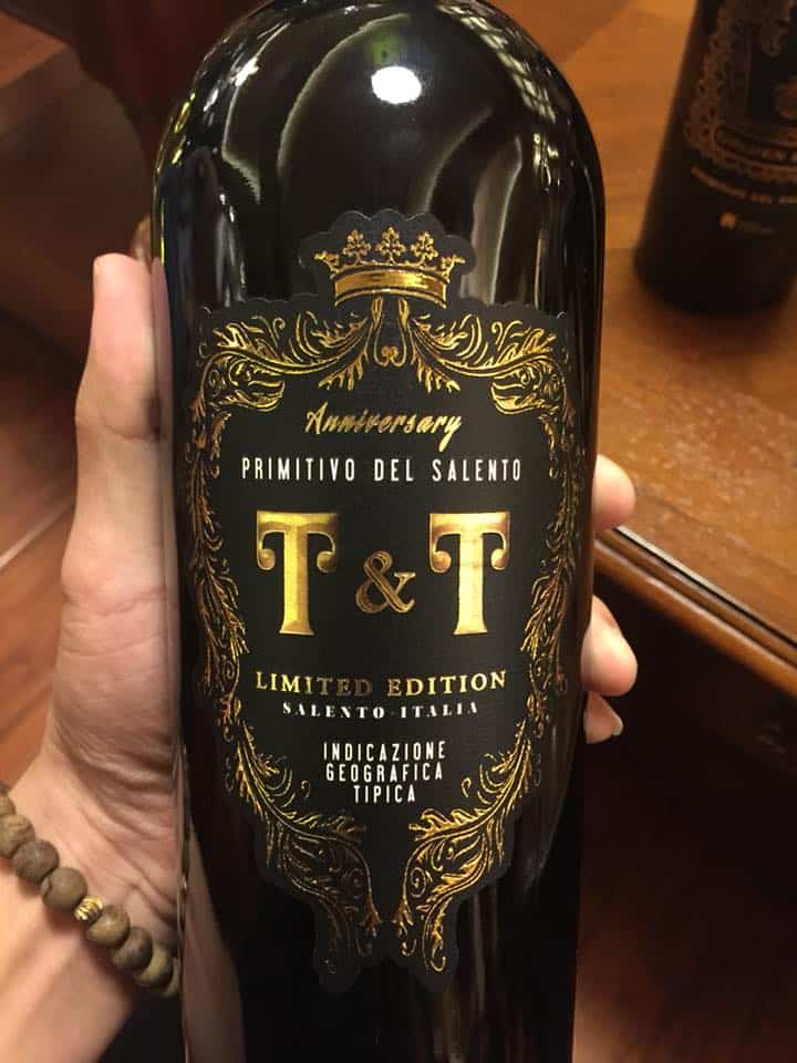 Vang Ý T&T Limited Primitivo del Salento