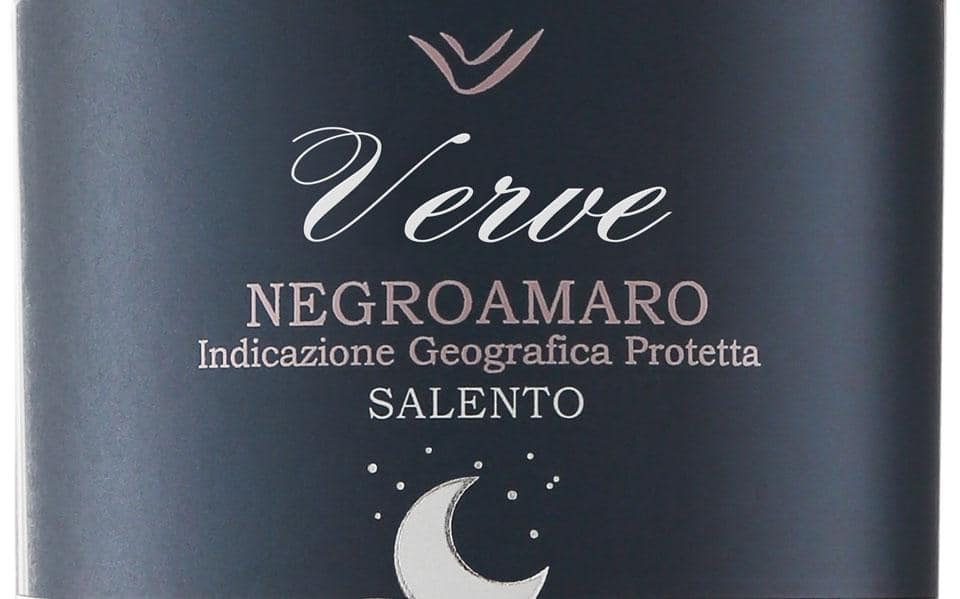 Vang Ý Verve negroamaro salento