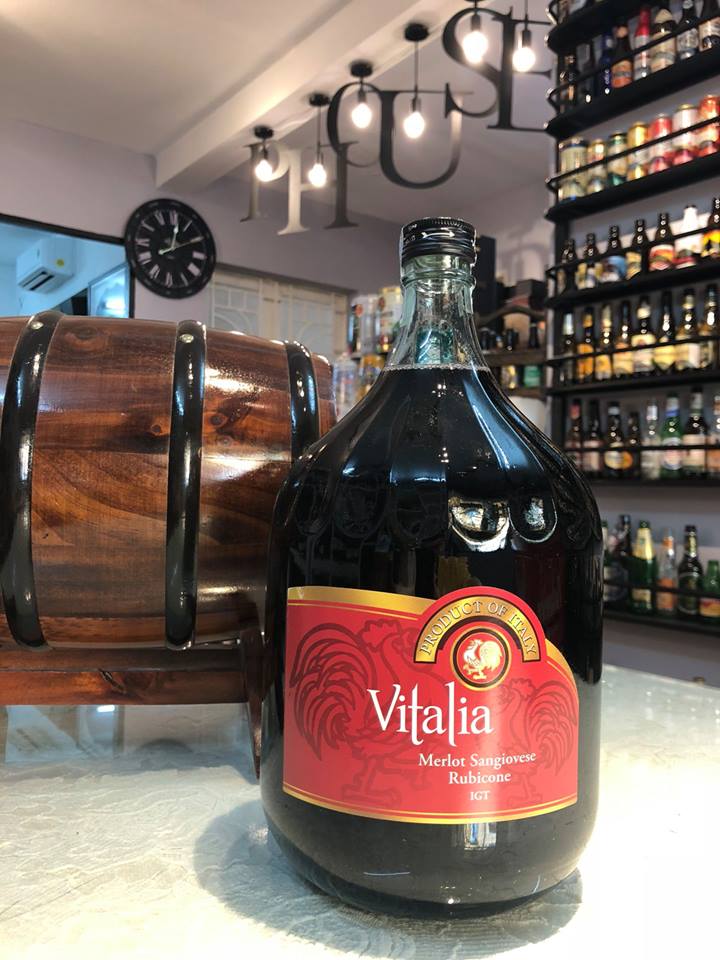 Vang Ý VITALIA Merlot Sangiovese 3l